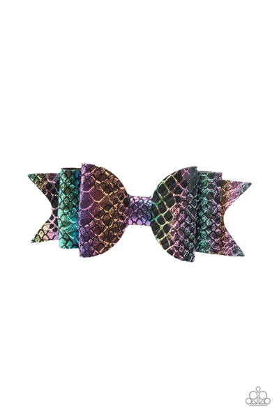 Paparazzi BOW Your Mind - Black Hair Clip