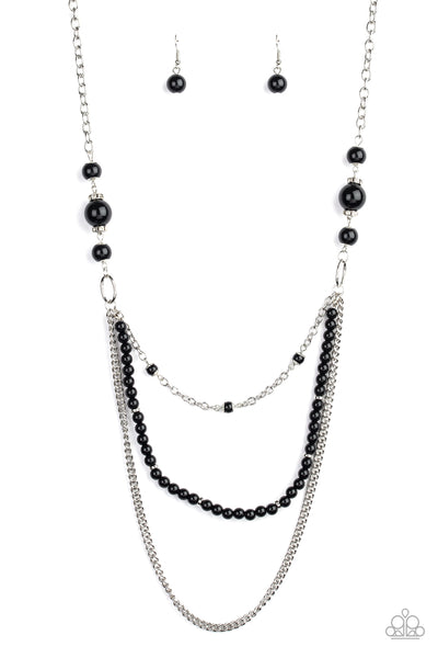 Paparazzi Very Vintage - Black Necklace