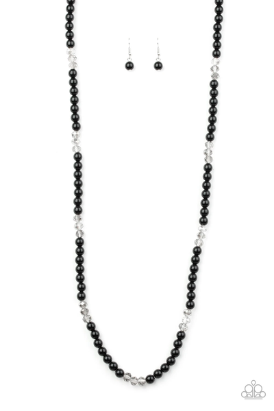 Paparazzi Girls Have More FUNDS - Black Necklace