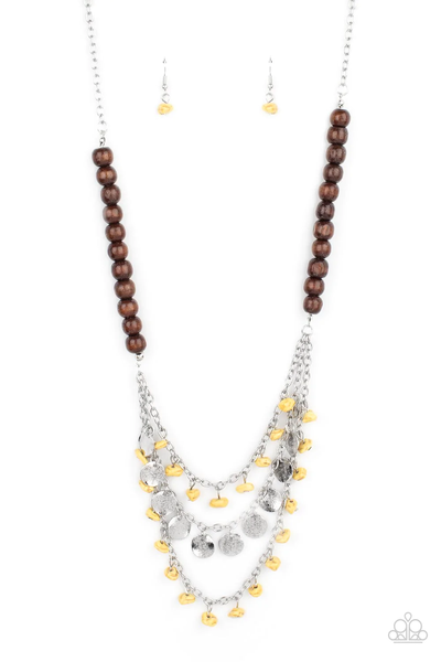 Paparazzi Plains Paradise - Yellow Necklace