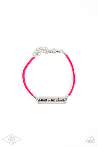 Paparazzi Have Faith - Pink Bracelet