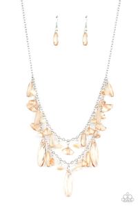 Paparazzi Candlelit Cabana - Brown Necklace