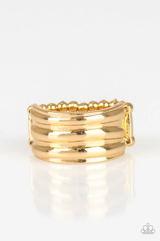 Paparazzi Rough Around The Edges - Gold Ring