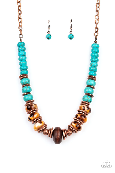 Paparazzi Desert Tranquility - Copper Necklace