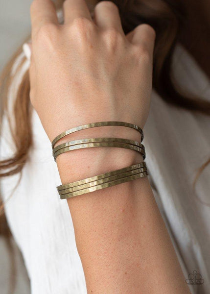 Paparazzi BAUBLE-Headed - Brass Bracelet