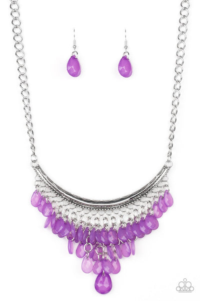 Paparazzi Rio Rainfall - Purple Necklace