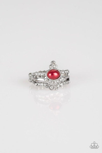 Paparazzi Timeless Tiaras - Red Ring