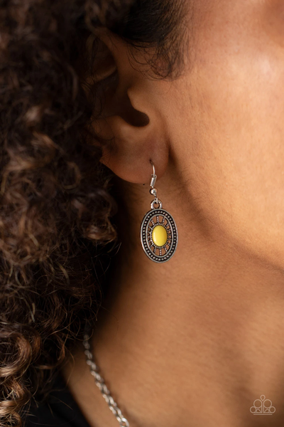 Paparazzi Totally TERRA-torial - Yellow Necklace