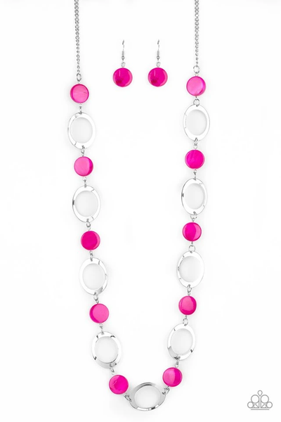 Paparazzi SHELL Your Soul - Pink Necklace