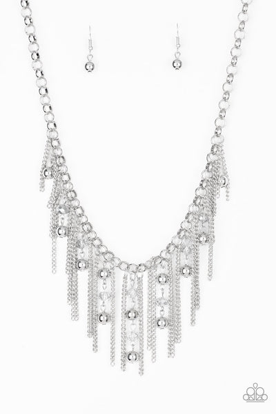 Paparazzi Ever Rebellious - Silver Necklace