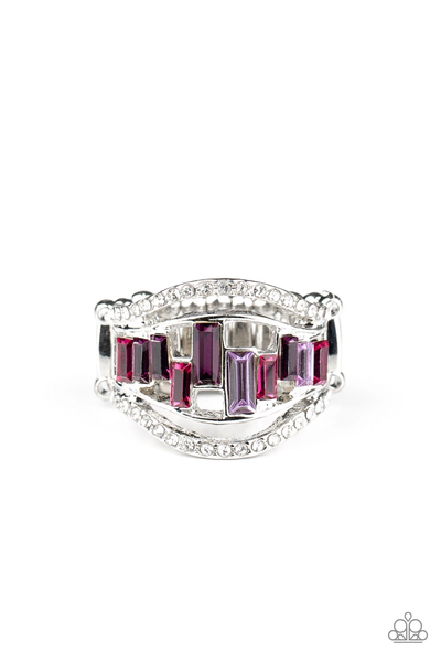 Paparazzi Treasure Chest Charm - Purple Ring