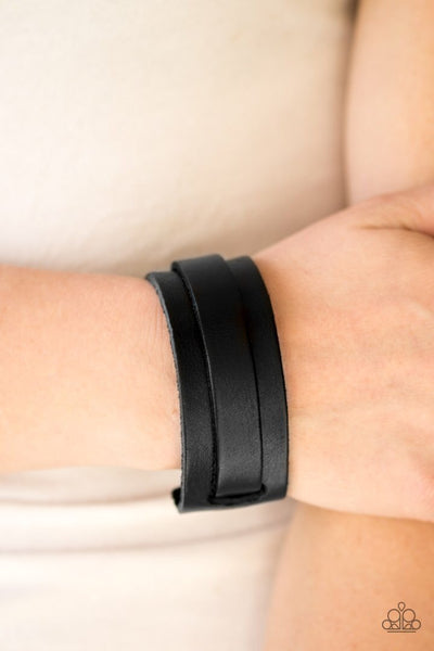 Paparazzi Bracelets Road Trip Style - Black