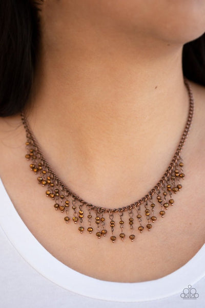 Paparazzi Sporadic Sparkle-copper
