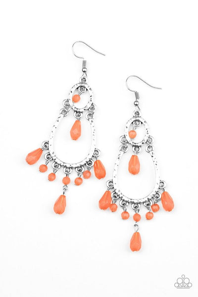 Paparazzi Summer Sorbet - Orange Earring
