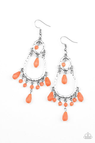 Paparazzi Summer Sorbet - Orange Earring